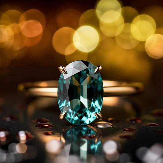 The Forest Pool | Juliana‘s Oval Green Gem Ring