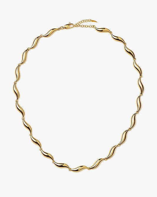 18K Gold Vermeil Savi Signature Link Chain Necklace