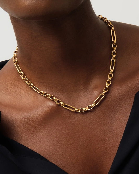 18K Gold Vermeil Axiom Chain Necklace