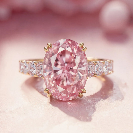 Camilla‘s Monologue | A 4.5CT Oval Pink Solitaire Ring