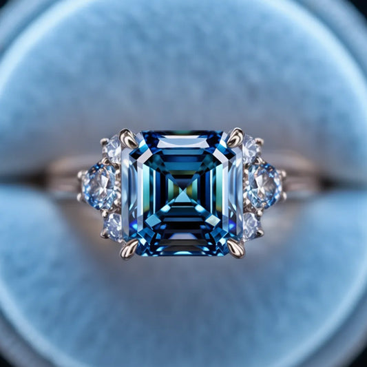 Ulissa’s Gaze | The Asscher Abyss Ring