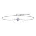 Dainty Round Brilliant Solitaire Bracelet