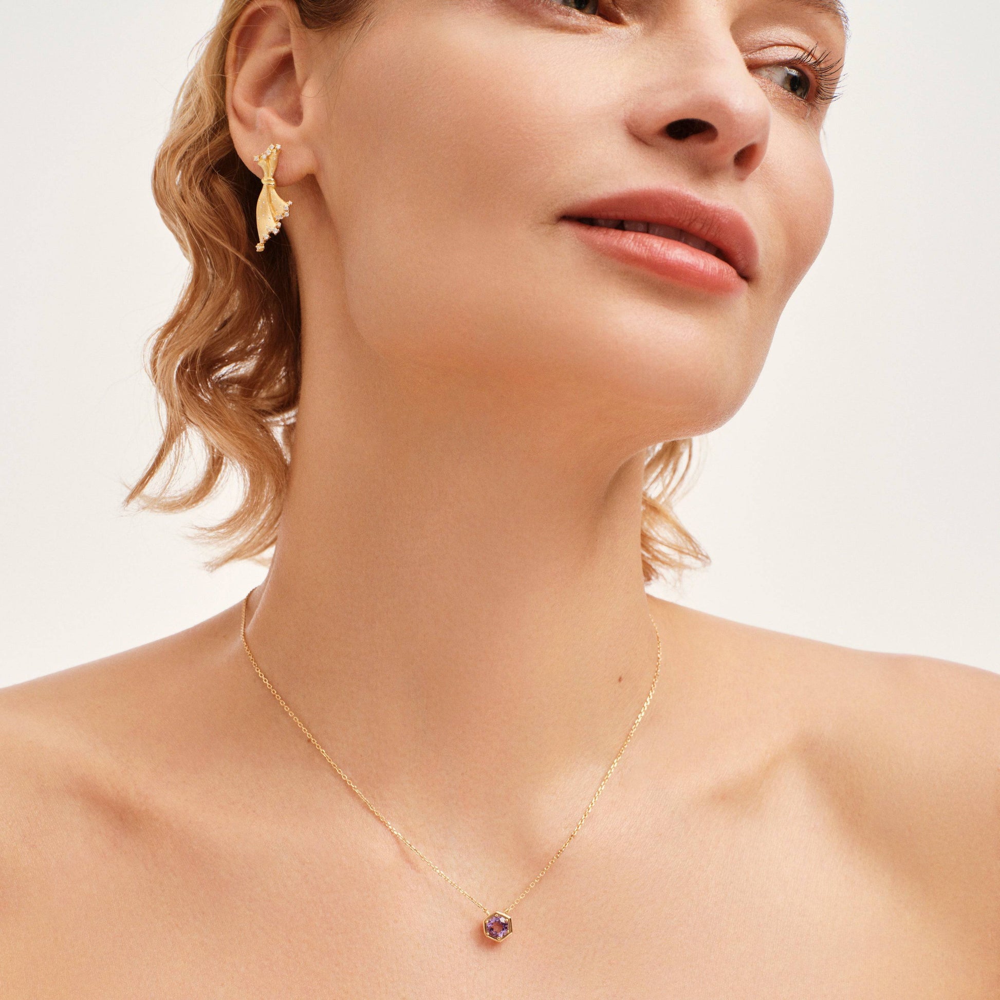 Birth Stone Crystal Pendant Necklace - Stellaradorn