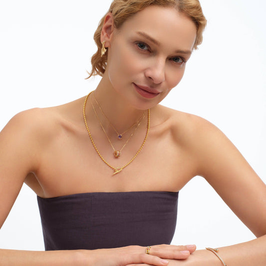 Rainbow Cylinder Pendant Necklace - Stellaradorn