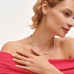 Sparkle Tennis Chain Necklace - Stellaradorn