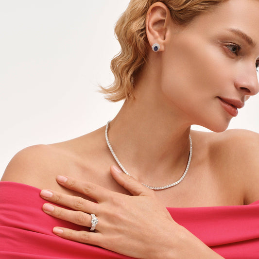 Sparkle Tennis Chain Necklace - Stellaradorn