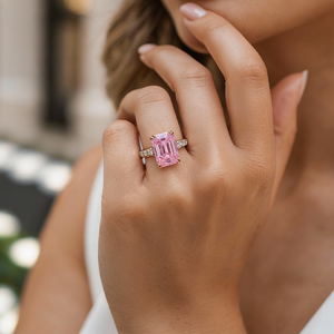 Camilla‘s Geometry Ring | A Secret Glasshouse in Pink