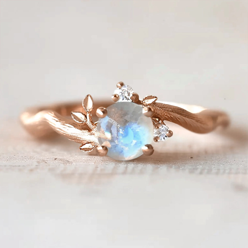 Sylvan Dream | Moonstone Vine Engagement Ring