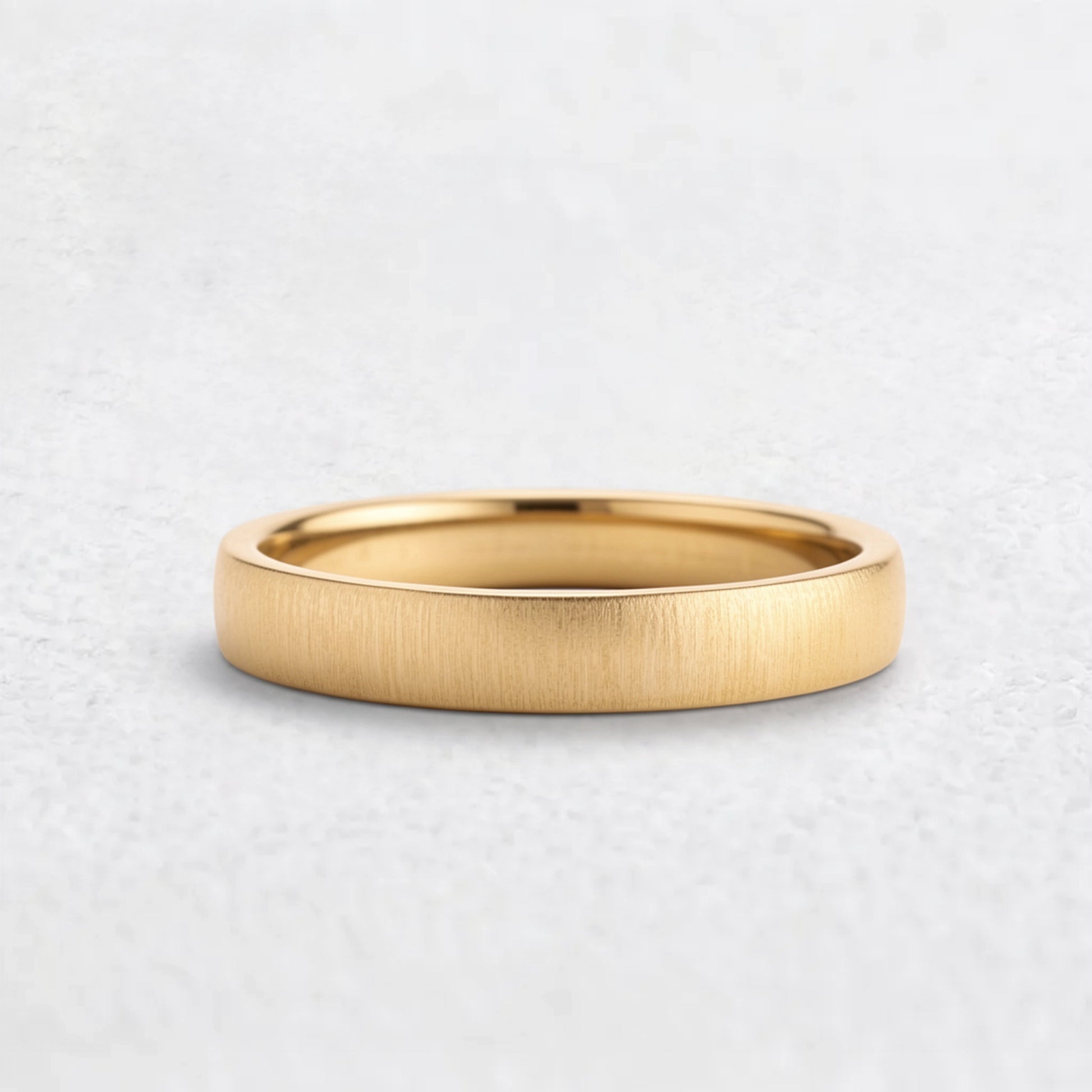 The Seamless Silhouette | Brushed Men's Wedding Band