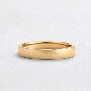 The Seamless Silhouette | Brushed Men's Wedding Band