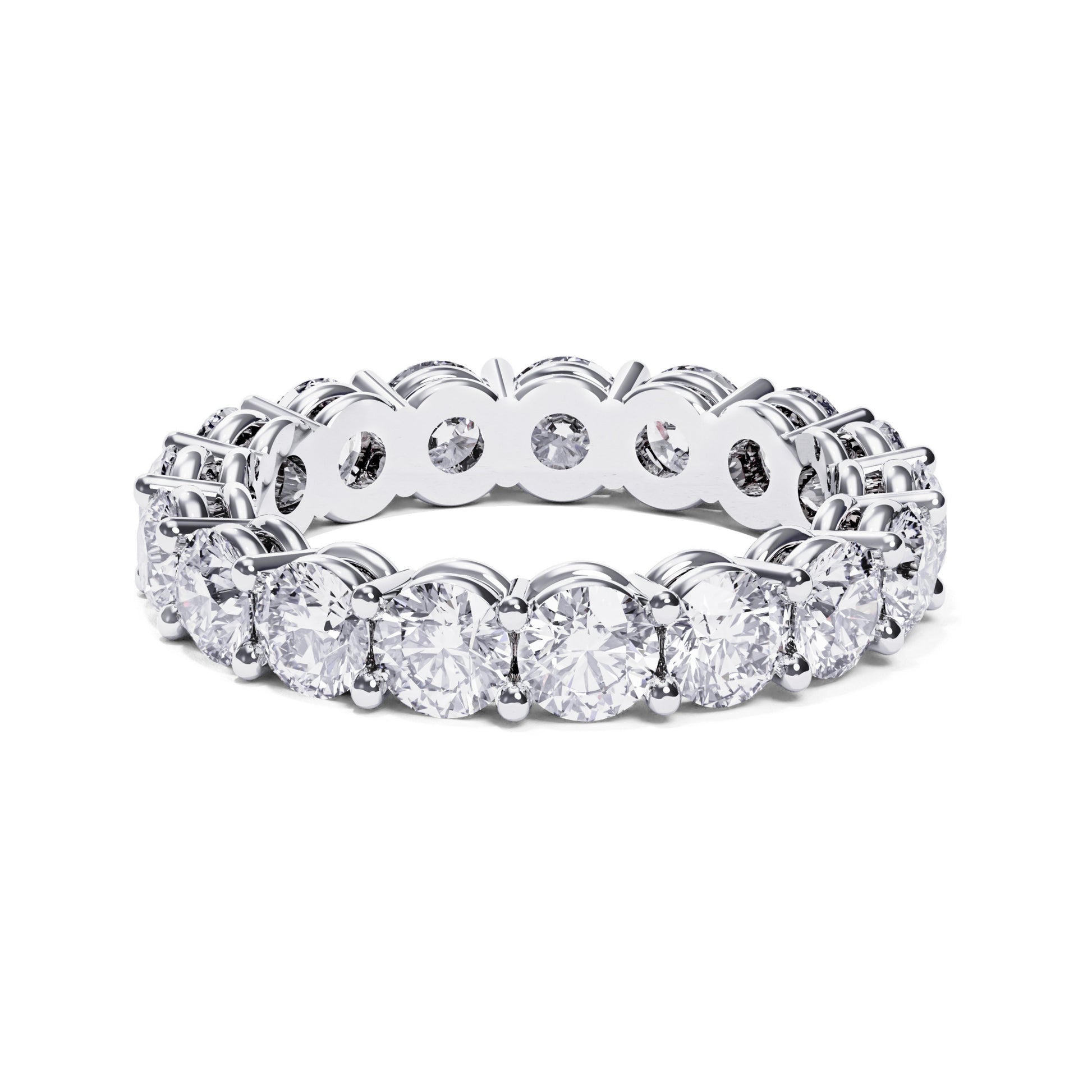 The Opulence 0.3 CT Round Cut  Full-eternity Band Ring
