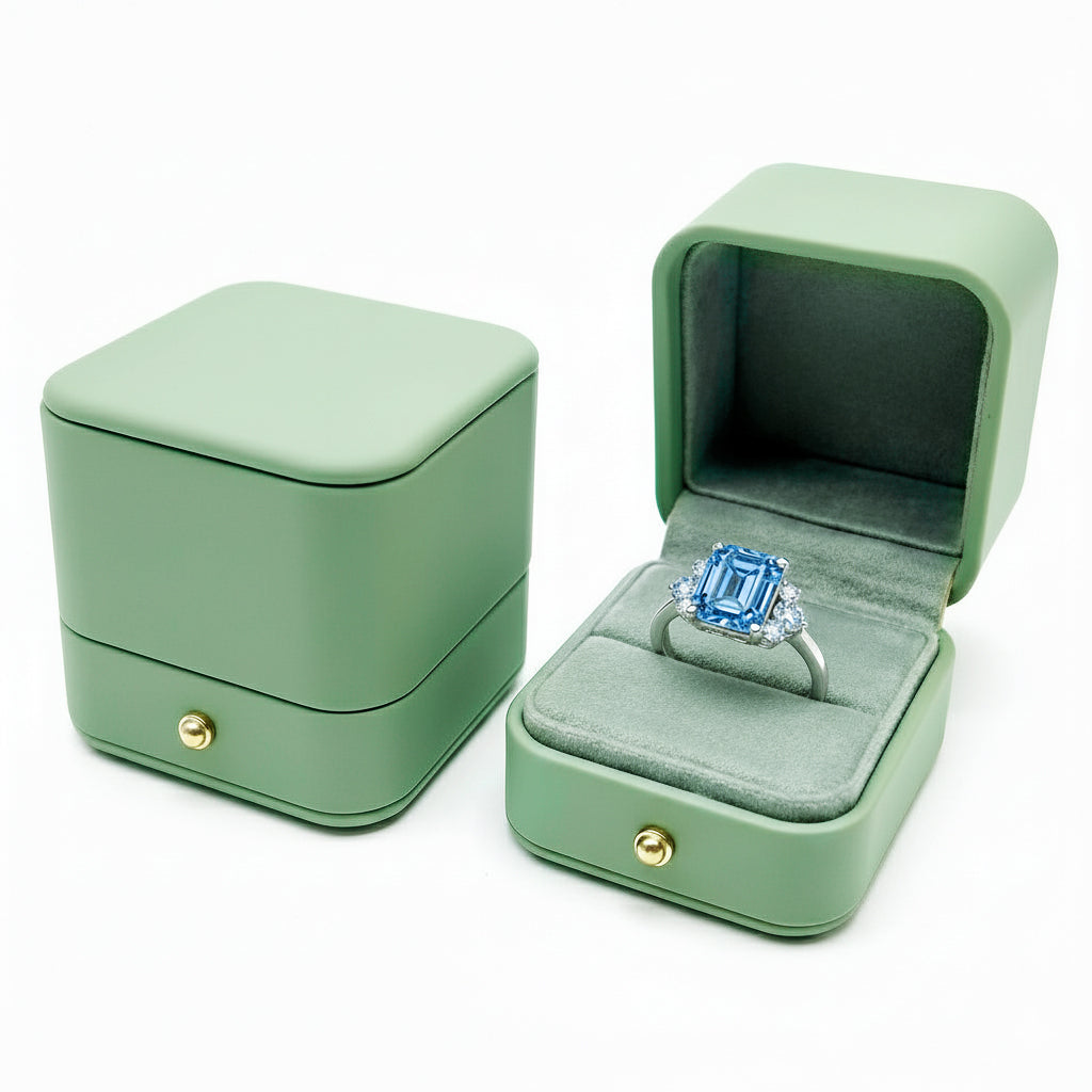 Classic Sapphire ring, Rare Blue Sapphire Engagement ring