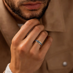 The Vintage Spectrum | Half-Eternity Round Alexandrite Band