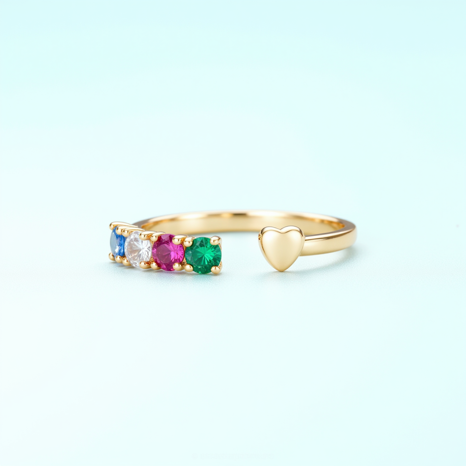 Adjustable Rainbow Open Stacking Ring - Stellaradorn