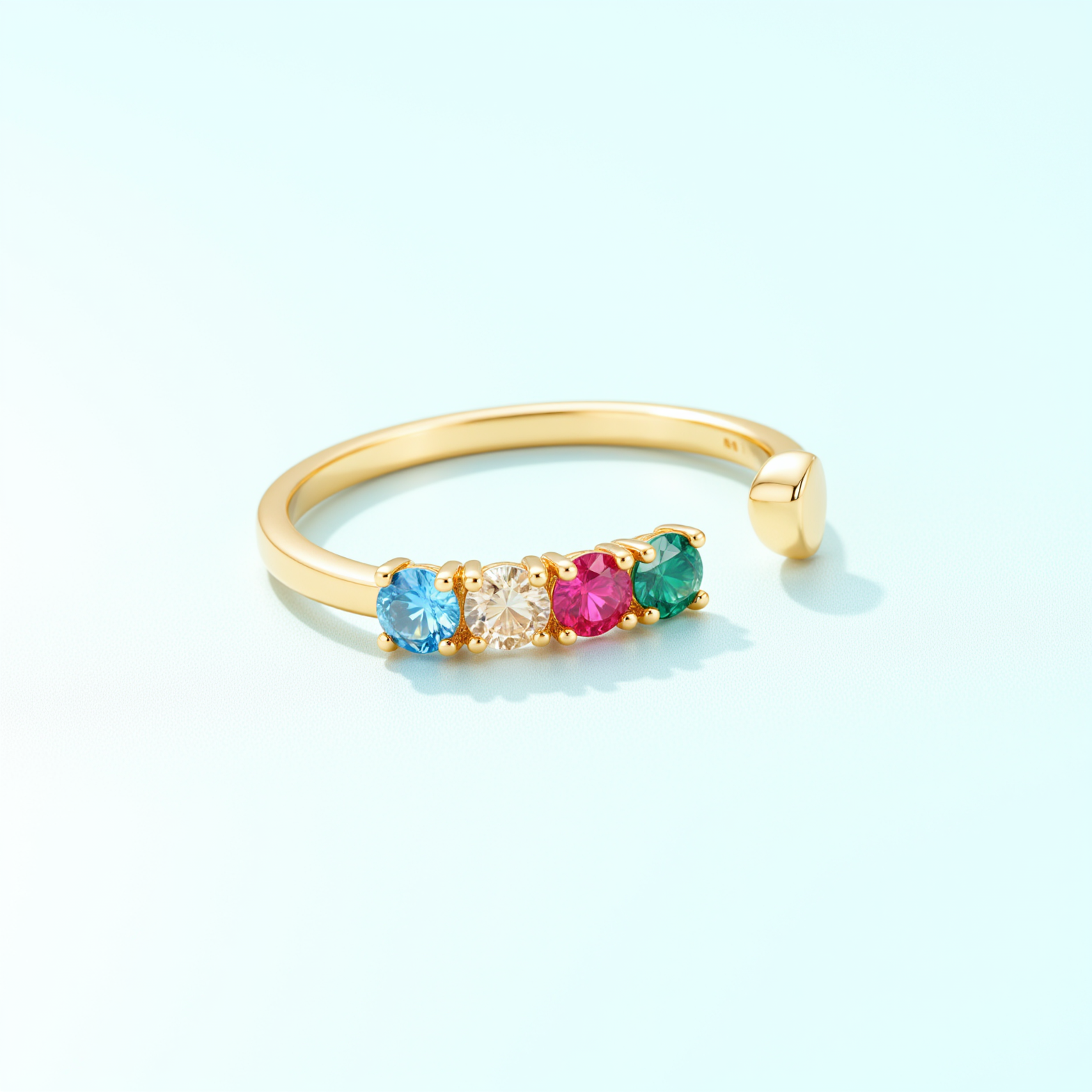 Adjustable Rainbow Open Stacking Ring - Stellaradorn