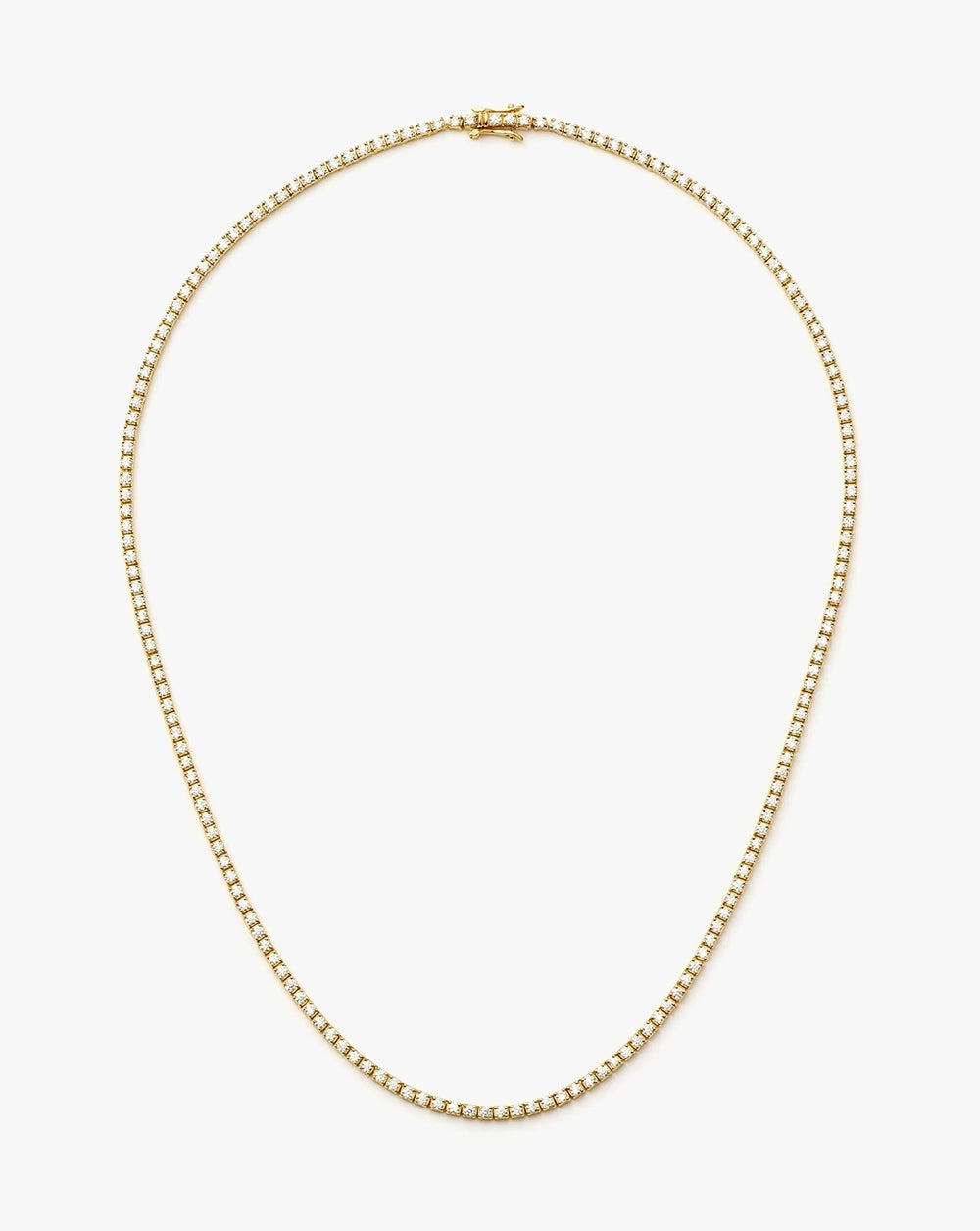 18K Gold Vermeil Classic Tennis Necklace