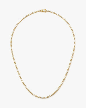 18K Gold Vermeil Classic Tennis Necklace