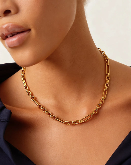 18K Gold Vermeil Axiom Chain Necklace