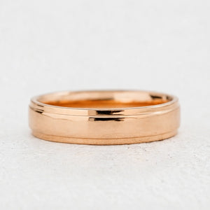 Twin Edge | Polished Wedding Band