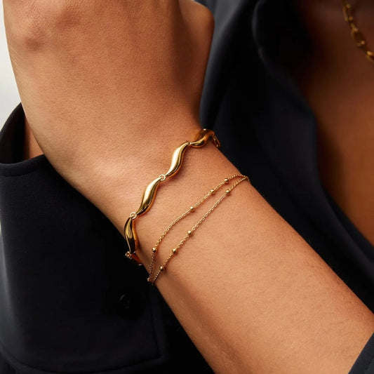 18K Gold Vermeil Signature Link Chain Bracelet