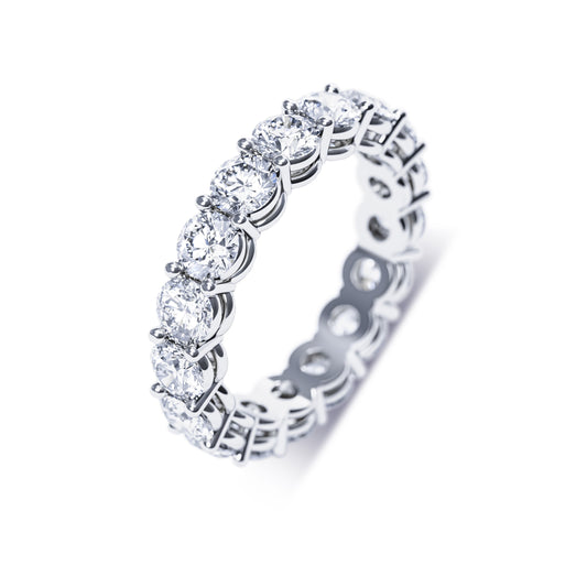 The Opulence 0.3 CT Round Cut  Full-eternity Band Ring