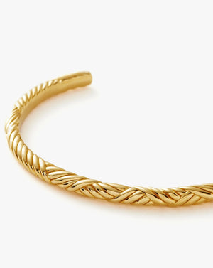 18K Gold Vermeil Gemelli Cuff Bracelet