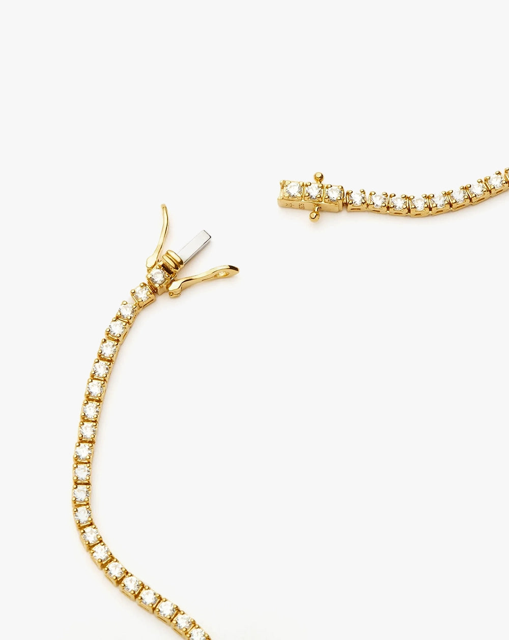 18K Gold Vermeil Classic Tennis Necklace
