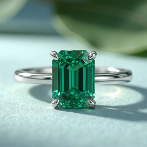 Celia's Luster | 3CT Velvet Emerald Ring