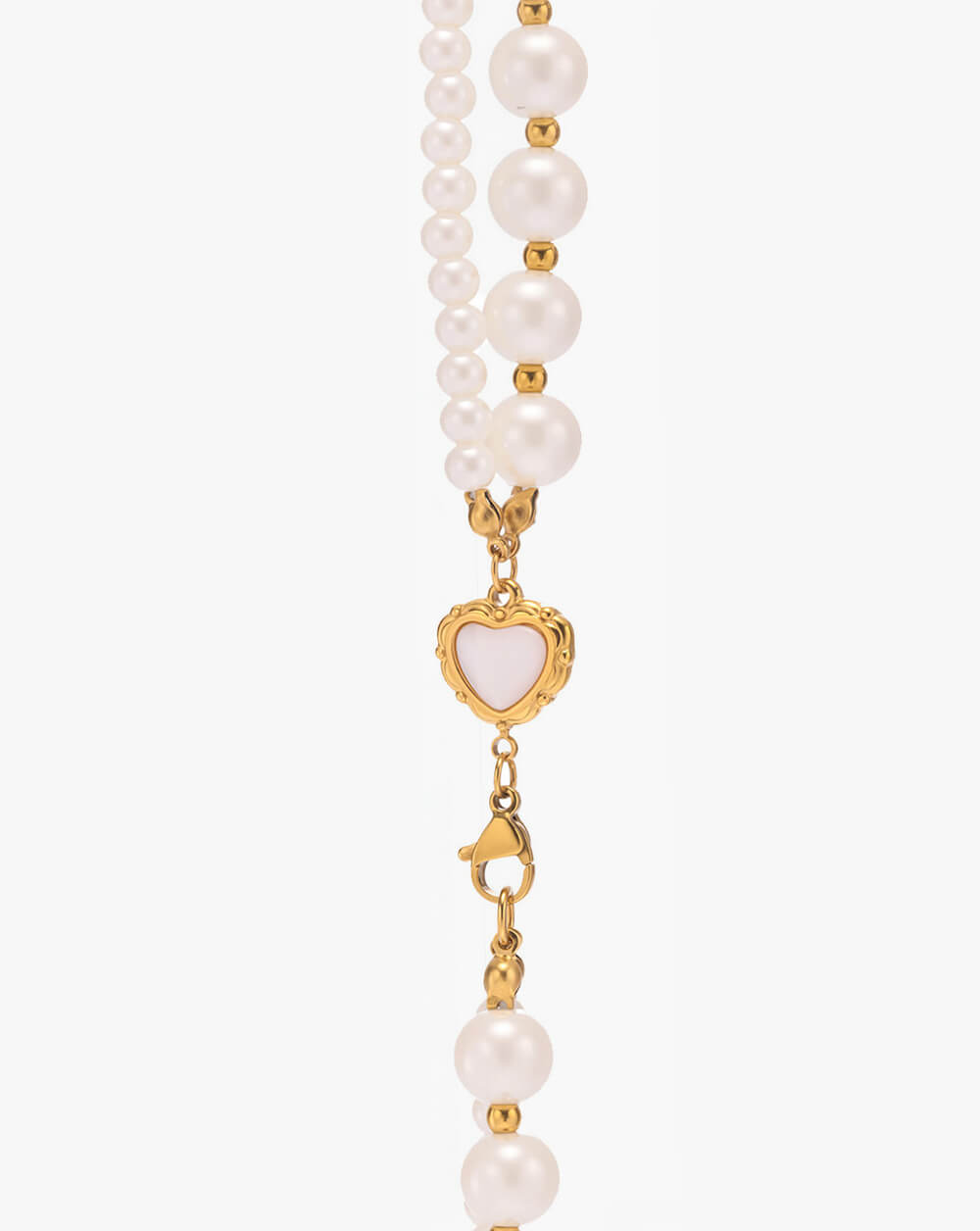 Designer Double Pearl Necklace for Elegant Layering