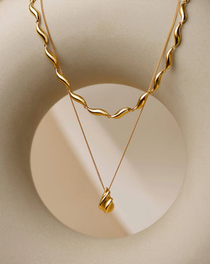 18K Gold Vermeil Savi Signature Link Chain Necklace