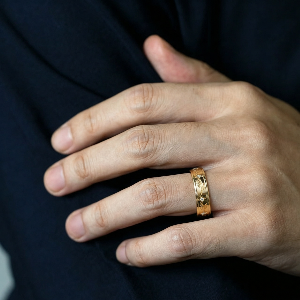 Laurel Triumph | Diamond Accent Men's Band