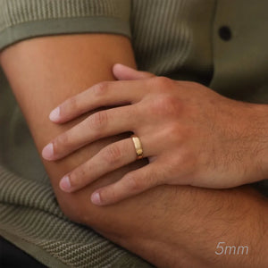 Twin Edge | Polished Wedding Band