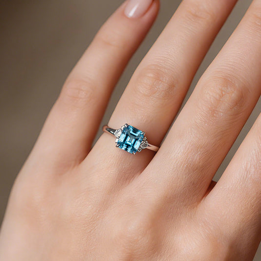 Ulissa’s Gaze | The Asscher Abyss Ring