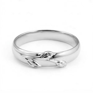 Léonie Oval Cut Moss Agate Leafy Gold Couple Ring Set