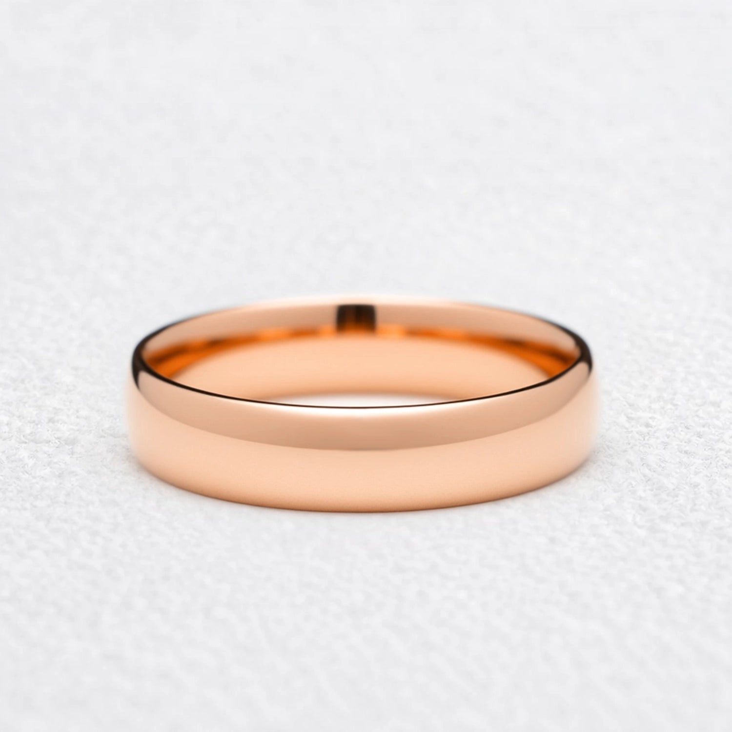 Mirror Arc | 5MM Classic Polished Gold Band