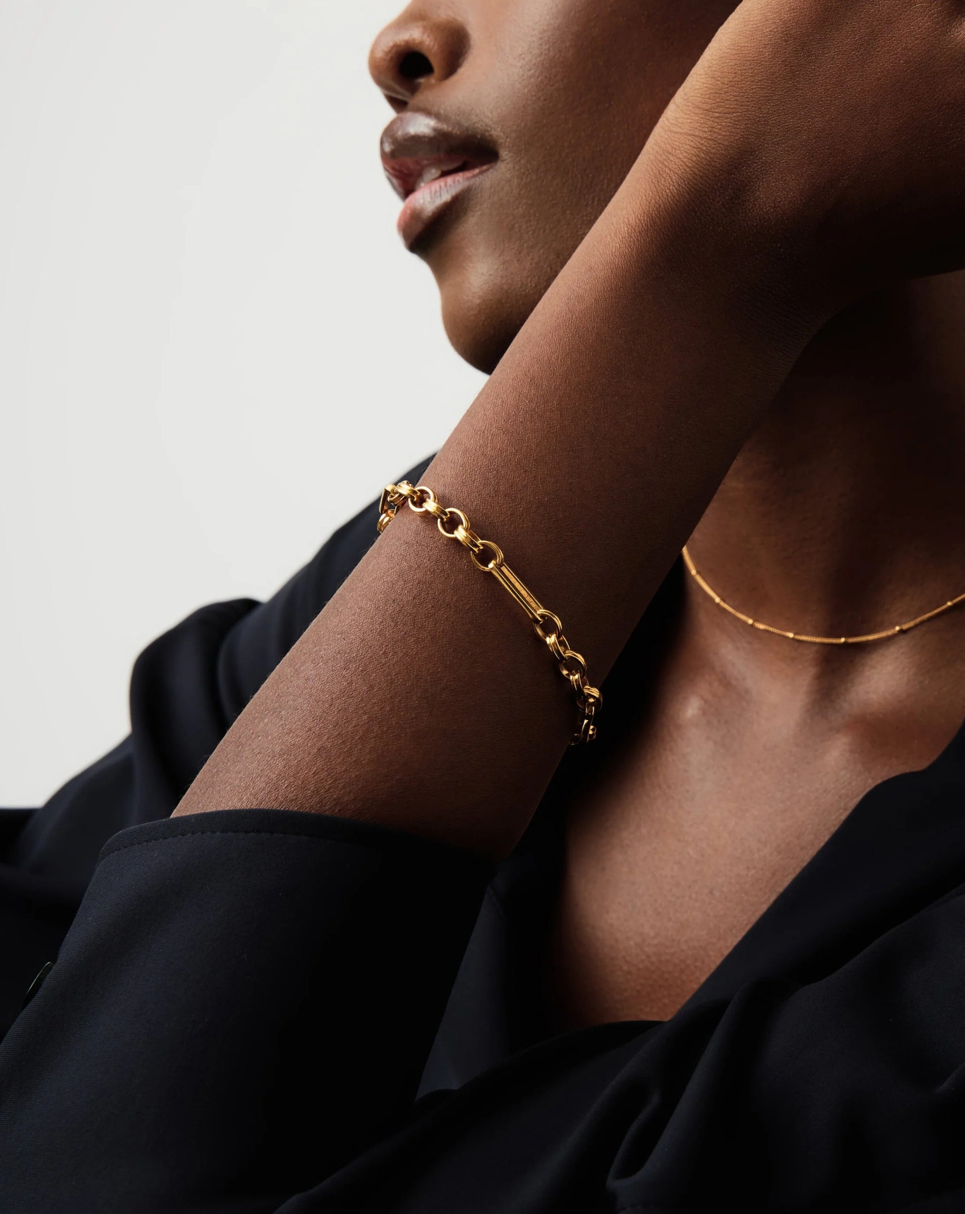 18K Gold Vermeil Axiom Chain Bracelet