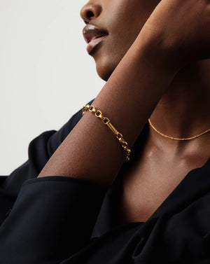 18K Gold Vermeil Axiom Chain Bracelet