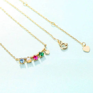 Smile Colorful Charm Bar Necklace - Stellaradorn