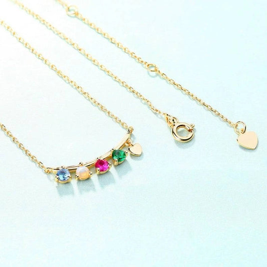 Smile Colorful Charm Bar Necklace - Stellaradorn