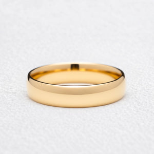 Mirror Arc | 5MM Classic Polished Gold Band