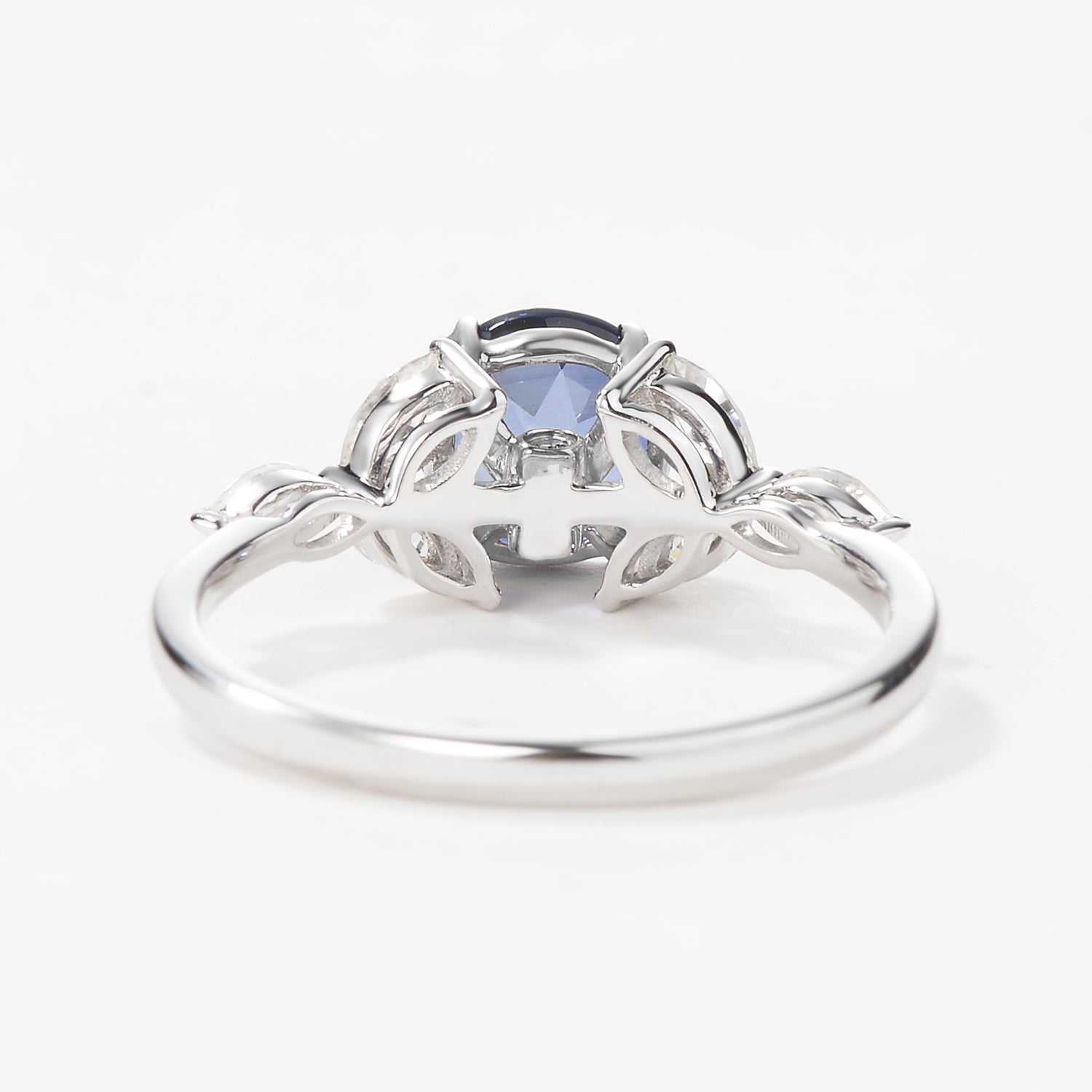 Round Cut Inspired Moss Agate Engagement Ring