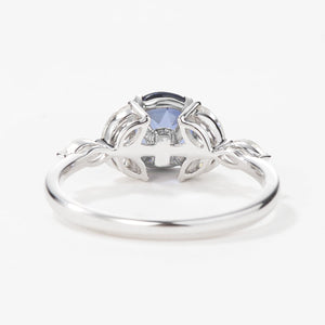 Round Cut Inspired Moss Agate Engagement Ring