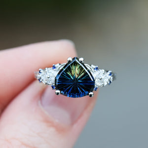 The Enchanted Garden Vine Ring With A Marquise-Cut Diamond