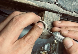 Blue Green Tourmaline Engagement Ring, Solid Gold Tourmaline Engagement Ring