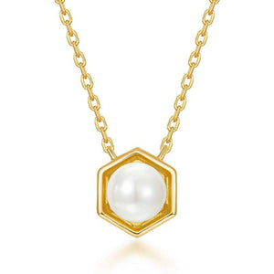 Amethyst Hexagon Crystal Pendant Necklace - Stellaradorn