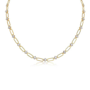 Golden Dainty Foral Station Necklace - Stellaradorn