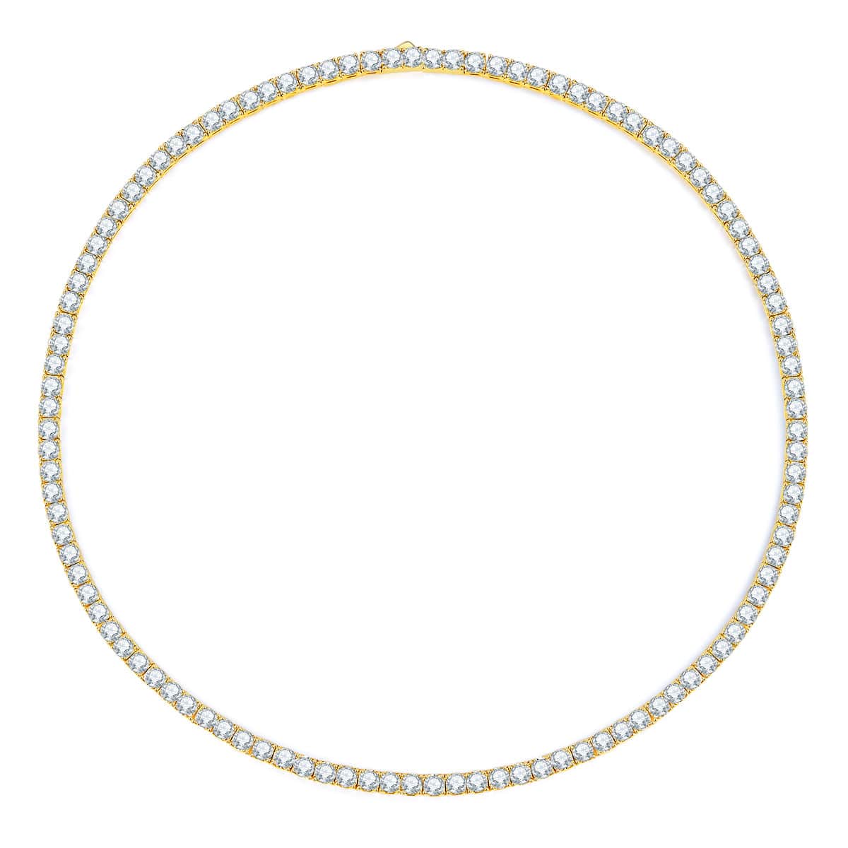 Sparkle Gold Tennis Chain Necklace - Stellaradorn