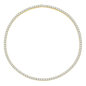 Sparkle Gold Tennis Chain Necklace - Stellaradorn