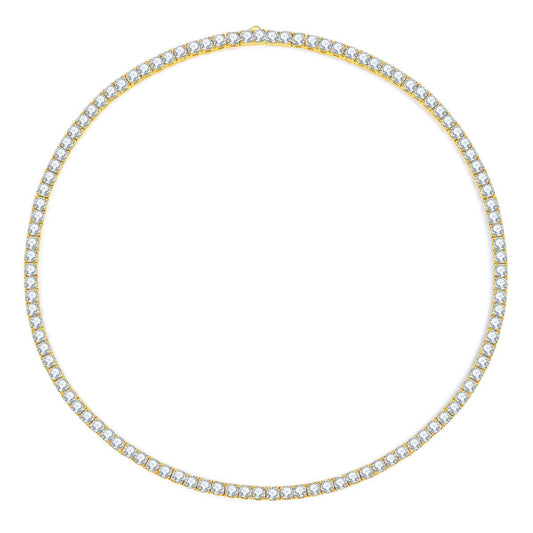 Sparkle Gold Tennis Chain Necklace - Stellaradorn