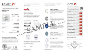 1.70 Ctw Oval Lab Diamond Ring w/ Natural Diamonds in Solitaire Scalloped Band